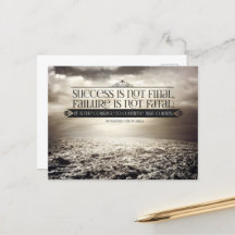 Winston Churchill inspirational Quote "Courage"