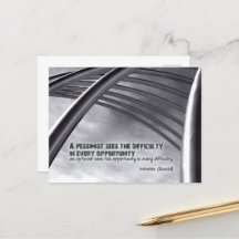 Winston Churchill Inspirerande Citat Möjlighet