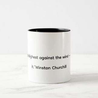 Winston Churchill Inspirerande Citat Mugg – Drakar