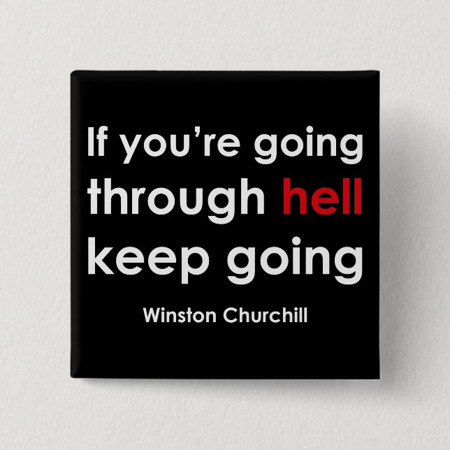 Winston Churchill Knapp (Framsida)