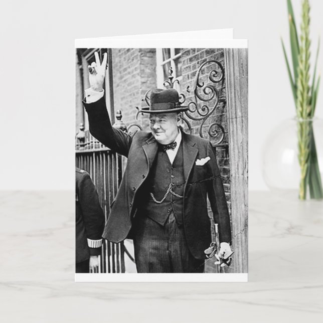 Winston Churchill Kort (Framsida)