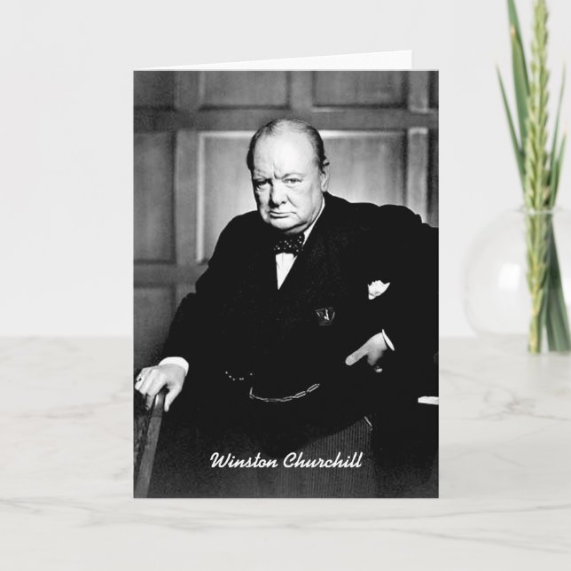 Winston Churchill Kort (Framsida)