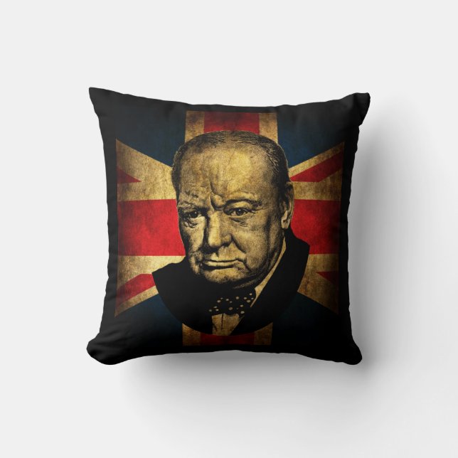Winston Churchill Kudde (Framsida)