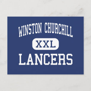 Winston Churchill - Lancers - High - Eugene Oregon Vykort