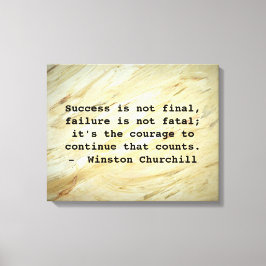 Winston Churchill - lyckad offert Canvastryck