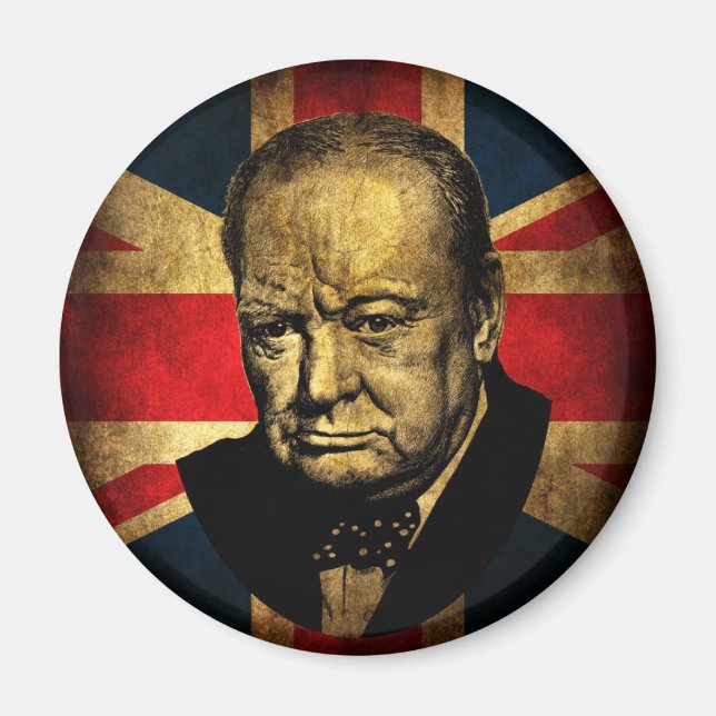 Winston Churchill Magnet (Framsidan)