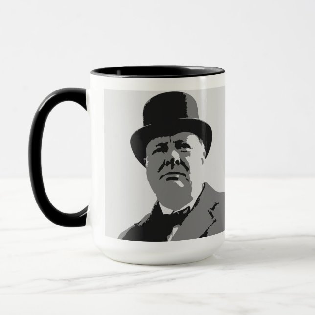 Winston Churchill mugg (Vänster)