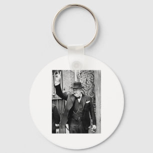 Winston Churchill Nyckelring