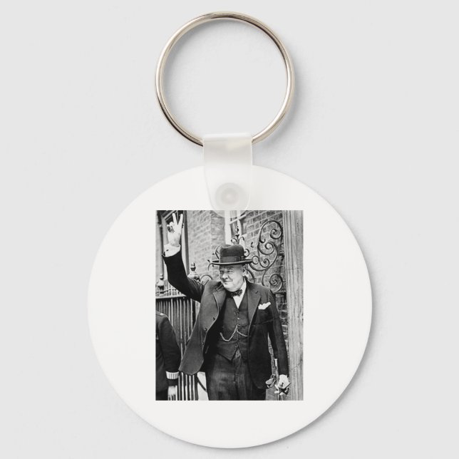 Winston Churchill Nyckelring (Framsida)