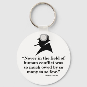 Winston Churchill Nyckelring - Citat 11