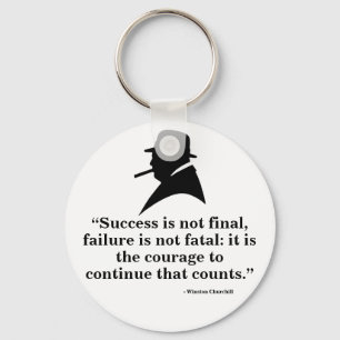 Winston Churchill nyckelring - citationstecken 5