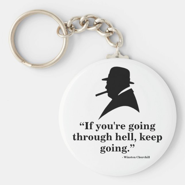 Winston Churchill Nyckelring - Offert 1 (Framsidan)