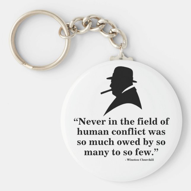 Winston Churchill Nyckelring - Offert 11 (Framsidan)