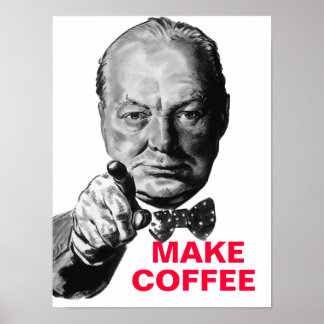 Winston Churchill-Personligen Poster