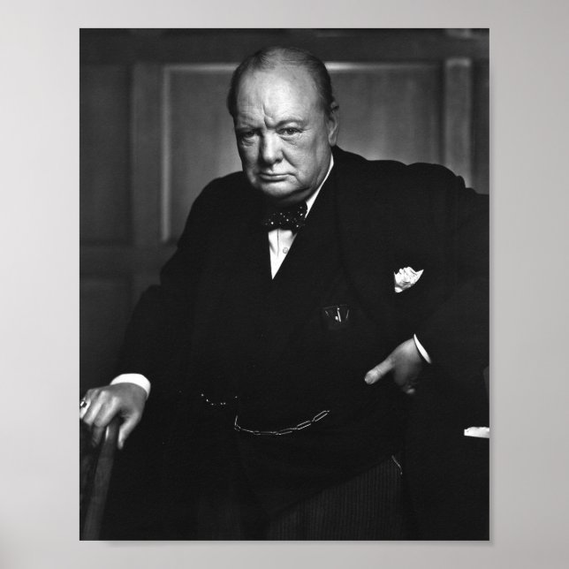 Winston Churchill Poster (Framsidan)