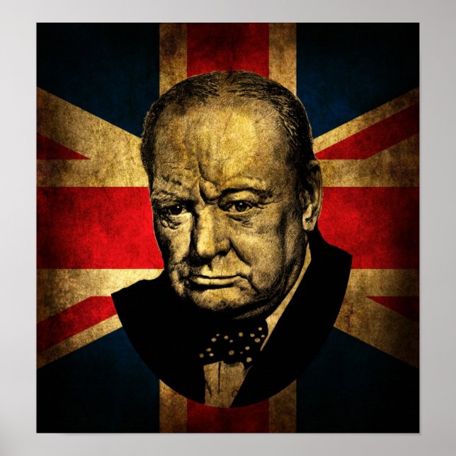 Winston Churchill Poster (Framsidan)