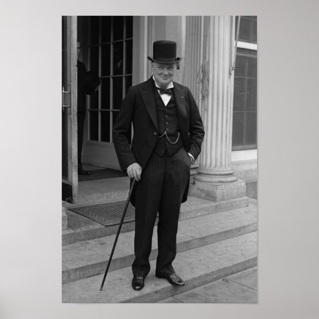 Winston Churchill Poster (Framsidan)