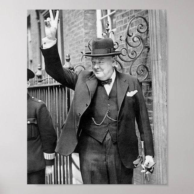 Winston Churchill Poster (Framsidan)