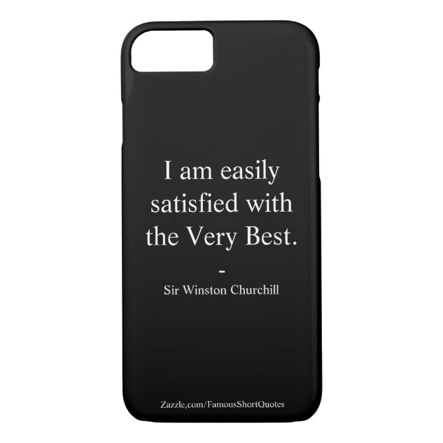 Winston Churchill Quote, den allra bästa Case-Mate iPhone Skal (Baksida)
