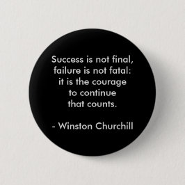 Winston Churchill Quote; lyckades Knapp