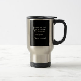 Winston Churchill Quote; lyckades Resemugg