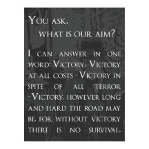 Winston Churchill Quote - Victory