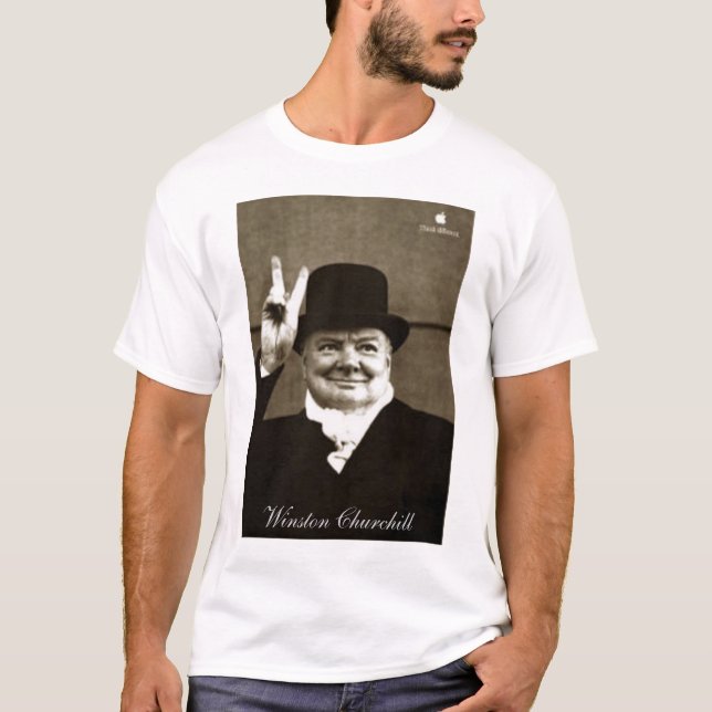 Winston Churchill T Shirt (Framsida)