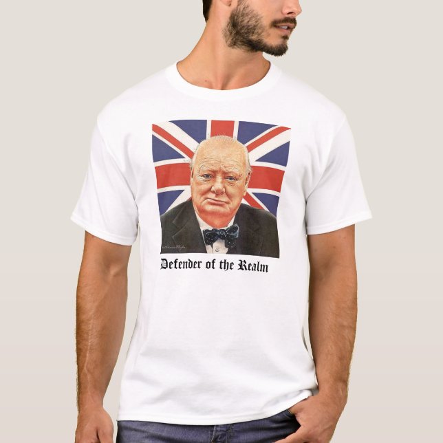 Winston Churchill T-shirt (Framsida)