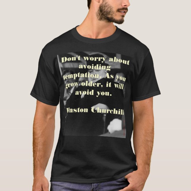 Winston Churchill Tee Shirt (Framsida)
