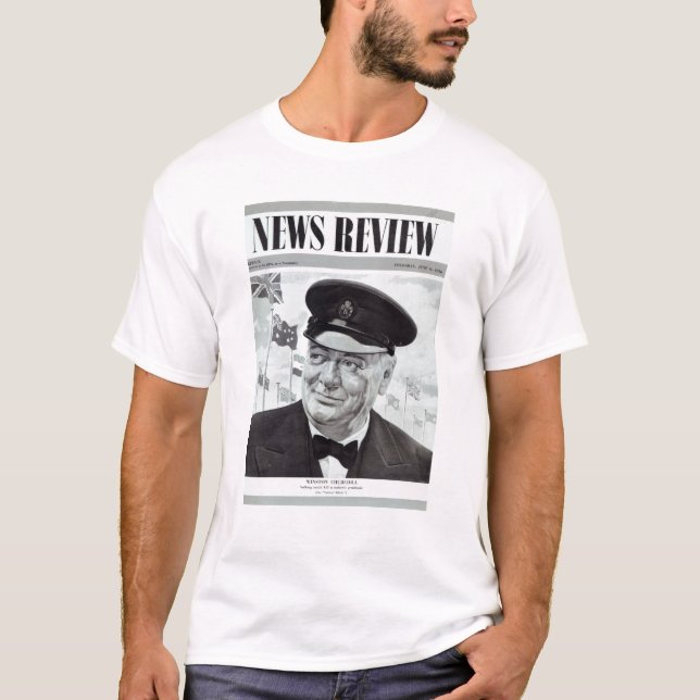 Winston Churchill Tee Shirt (Framsida)