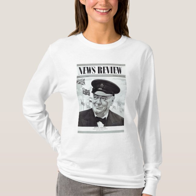 Winston Churchill Tee Shirt (Framsida)