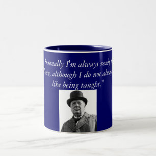 Winston Churchill Två-Tonad Mugg