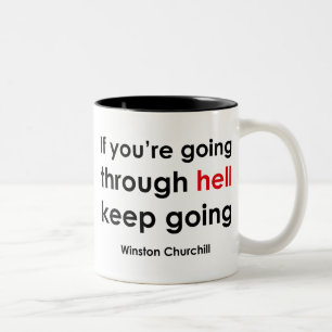 Winston Churchill Två-Tonad Mugg