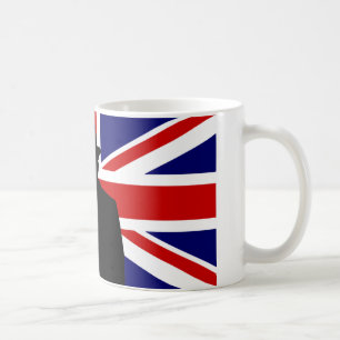 Winston Churchill V för seger Kaffemugg
