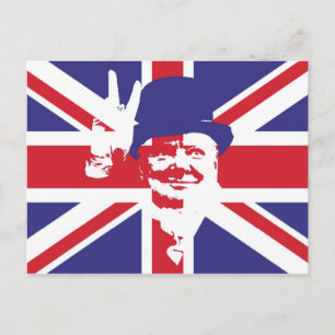 Winston Churchill Vykort