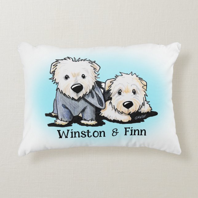 Winston & Finn Prydnadskudde (Framsidan)