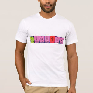 Winston Periodisk skjorta bord namn T Shirt