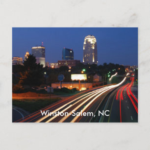 Winston-Salem, NC-vykort Vykort