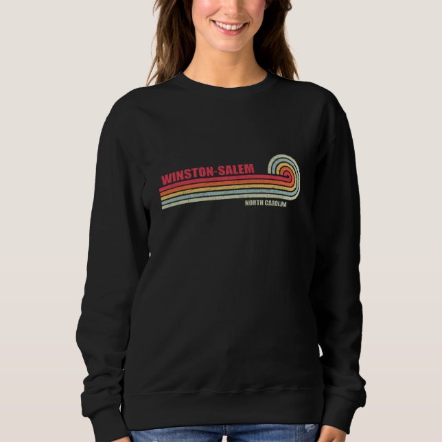 Winston-Salem North Carolina City State T Shirt (Framsida)