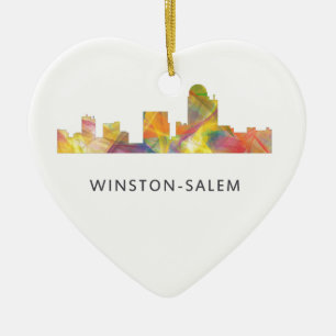 WINSTON - SALEM NTH CAROLINA HORISONT - JULGRANSPRYDNAD KERAMIK
