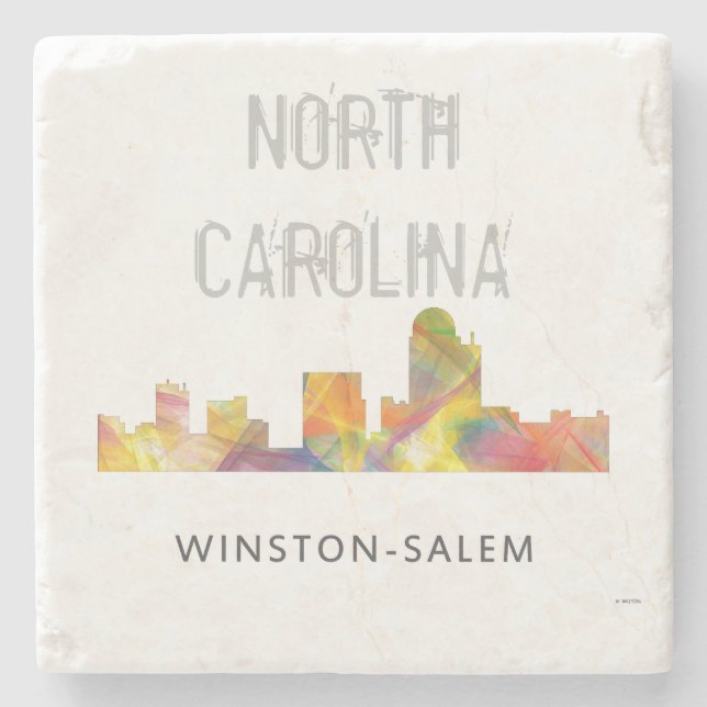 WINSTON - SALEM NTH CAROLINA HORISONT - STENUNDERLÄGG (Framsidan)
