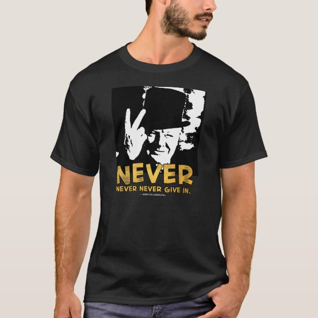 Winston Sez "aldrig!", Xtended Tee (Framsida)