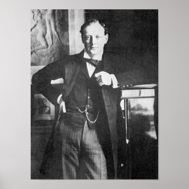 Winston Spencer Churchill 1904 Poster (Framsidan)