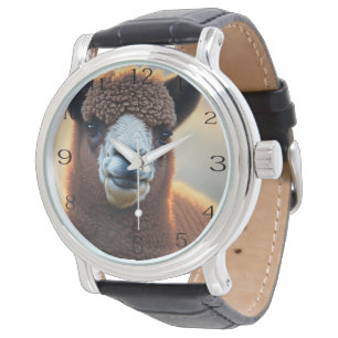 Winston Wolly Brown Alpaca Armbandsur