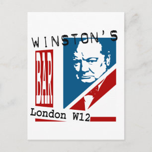 Winstons Pub Vykort