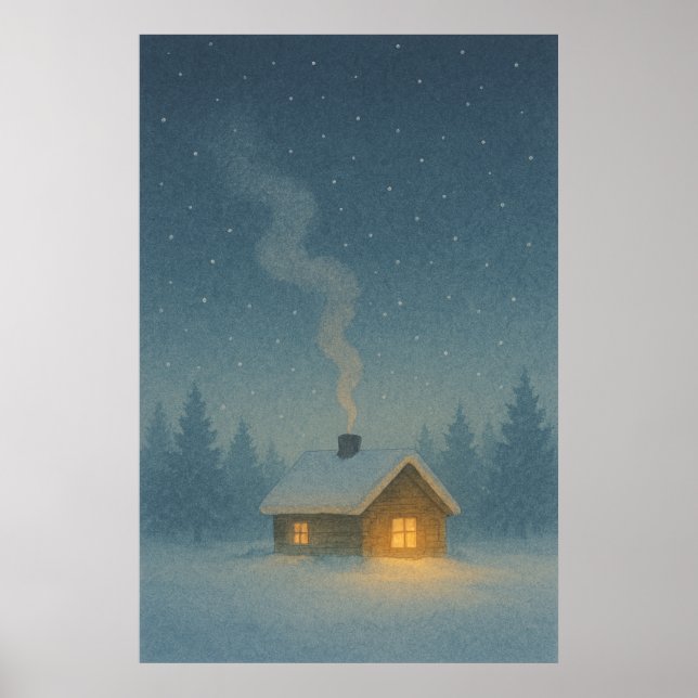 Winter 3, kabinsändare, Säsong-utskrift Poster (Framsidan)