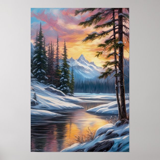 Winter, A Riverside Reverie Poster (Framsidan)