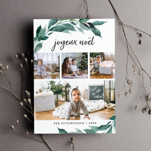 Winter Abundance Helgdag Fotokollokort Julkort