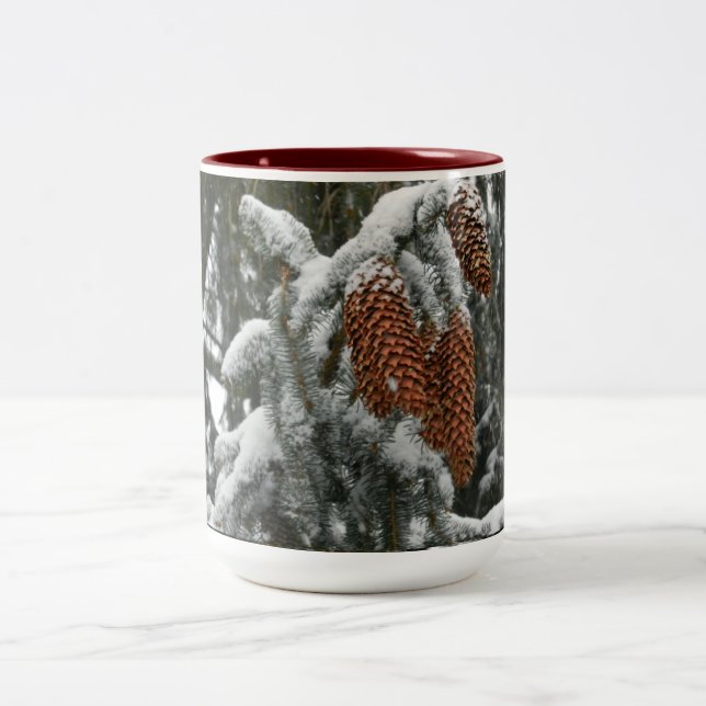 WINTER ACORNS Två-Tonad MUGG (Center)