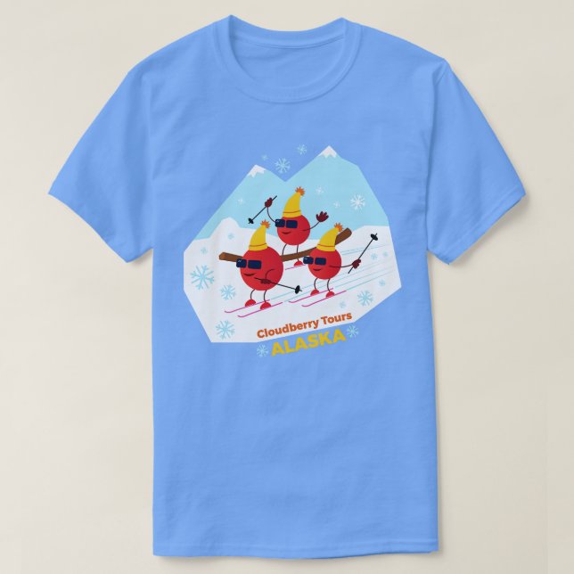Winter Alaska TShirt T Shirt (Design framsida)